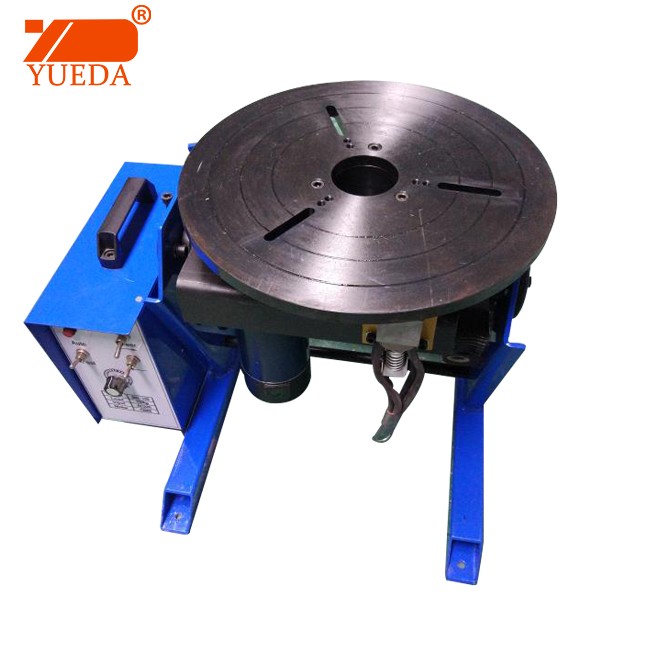 Yueda brand 30kg 50kg 100kg 300kg light duty rotary welding positioner