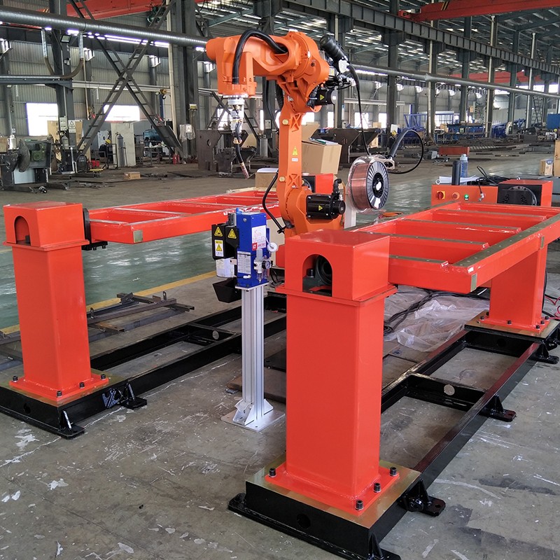 Yueda PLC control robot welding station