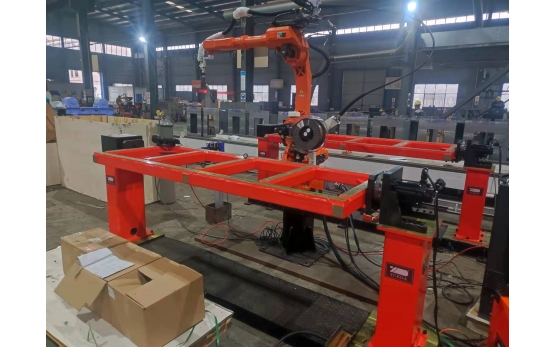 Indonesian customer robot welding workstation