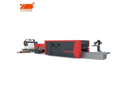 Automatic Roll Material Fiber Laser  Metal Cutting Machine