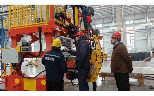 Russian Clients Visit Yueda Technology Xinmi Factory for On-Site Inspection